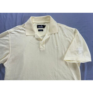 Ashworth Weather Systems Moisture Wicking Breathable Poly-Cotton Polo Shirt. L.